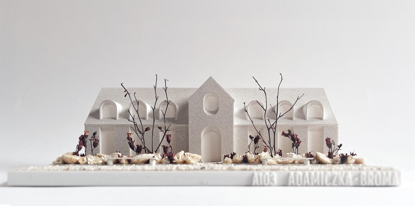 projekt adaptacji pałacu na hotel spa muzeum Bieżuń makieta barokowy moduł