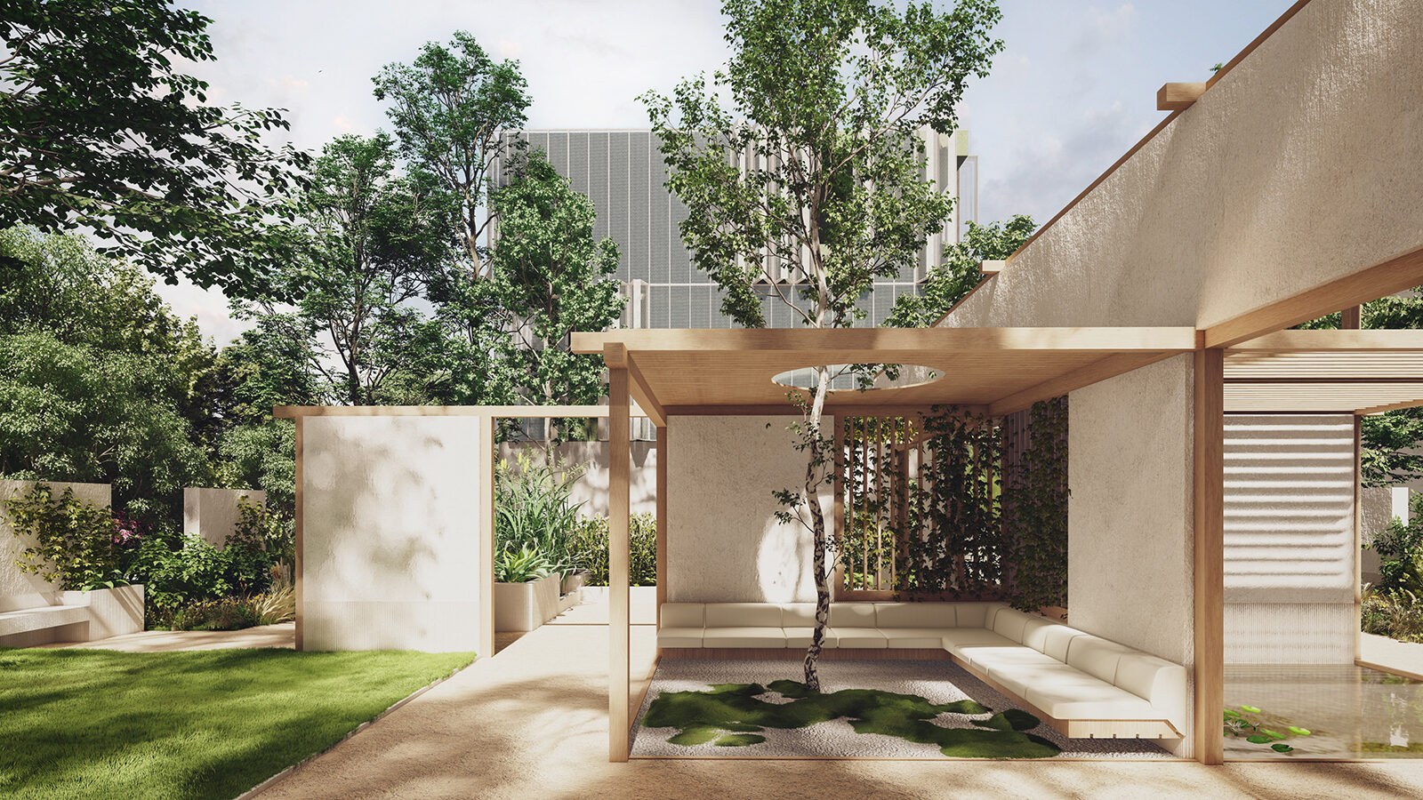 projekt centrum opiekuńczo mieszkalnego Wrocław ogród terapeutyczny dla osób z niepełnosprawnościami