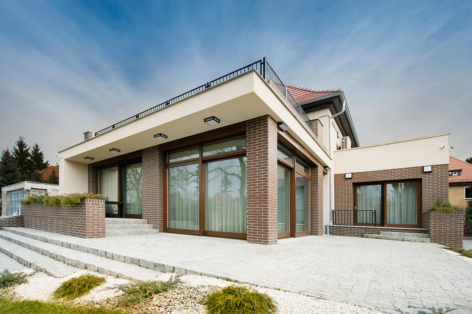 projekt domu na Biskupinie Wroclaw zdjecie rozbudowa z poszanowaniem zabudowy