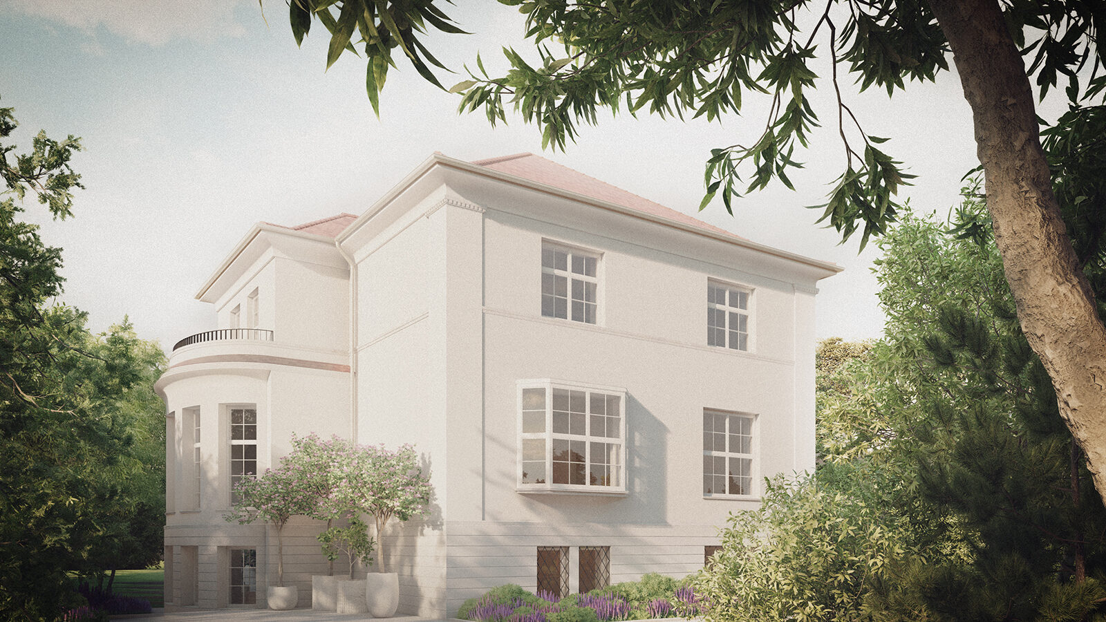 projekt willi na Krzykach Wroclaw wizualizacja renowacja poniemieckiej willi z lat 20 na Krzykach